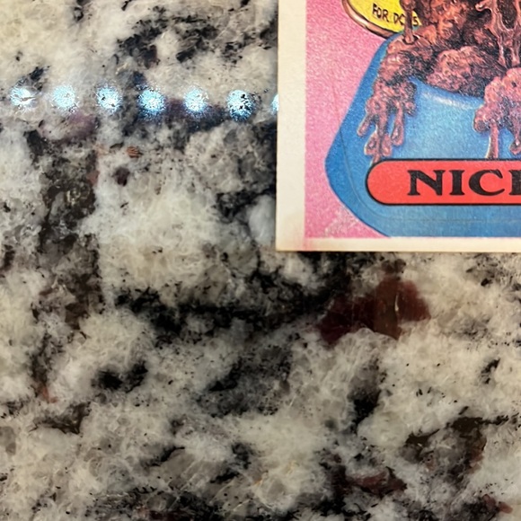 Ultra Rare 1987 Topps Garbage Pail Kids Nick Yick sticker card with ERROR. ๐ฒ - Picture 5 of 6
